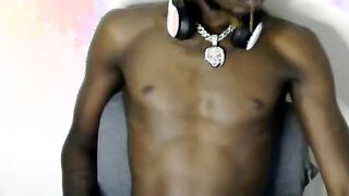 Sensual Black hot Dick Part 2 doing a Cam Show