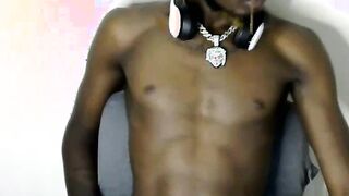 Sensual Black hot Dick Part 2 doing a Cam Show