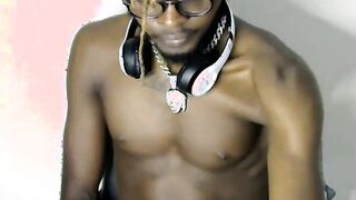 Sensual Black hot Dick Part 2 doing a Cam Show