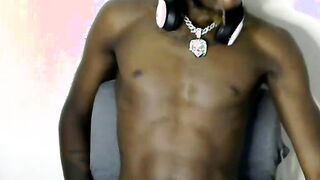 Sensual Black hot Dick Part 2 doing a Cam Show