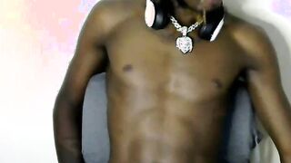 Sensual Black hot Dick Part 2 doing a Cam Show
