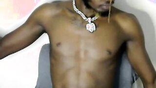 Sensual Black hot Dick Part 2 doing a Cam Show