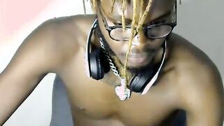 Sensual Black hot Dick Part 2 doing a Cam Show