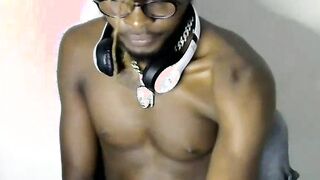 Sensual Black hot Dick Part 2 doing a Cam Show