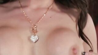 HOTTIE & turned on red haired Destiny Dixon finger-fucks herself to orgasm