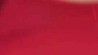 Hot & Vulgar long-tit red-fellatio slut gets nude & finger-fucks wet snatch