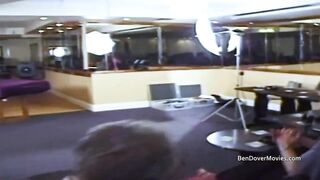 British blondes getting fucked in front of a crowd
