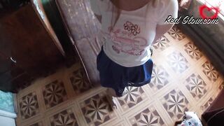 Step relative Teaches Little Boy Bj