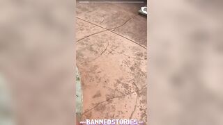 Pumpkin Smashing with Blonde Long Hooters KENZIE TAYLOR for Halloween Trick or
