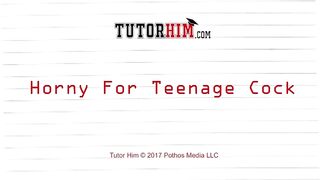 Tutor Decided She Was Turned On For Barely Legal Dick CFNM