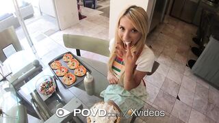 POVD Thanksgiving Cummed Party With Kenzie Reeves