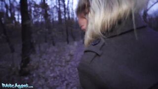 Public Agent Blonde Ozzie Isabelle Deltore fucks to save