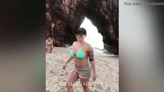 Jericoacoara, beach, exhibitionism, fun and lots of sex with two