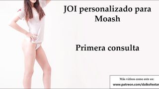 JOI voz española. Para ti, supersumiso.