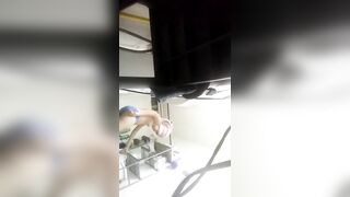 Hidden Camera Catches Old 19 Year Older Shower Strip FANTASY!