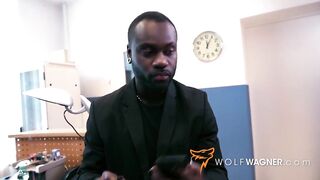 The boss bangs his new office skank Lena Lay! wolfwagner.com