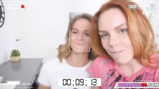 romantic 3 way with two tight pussies