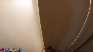 Stepson watches stepmom taking off her lingerie then has sex