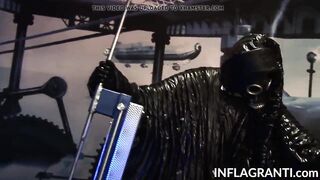 Blonde mom slave getting punished with fucking machine