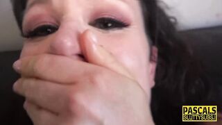 Toyed milf Submissive Gets Banged and Throats