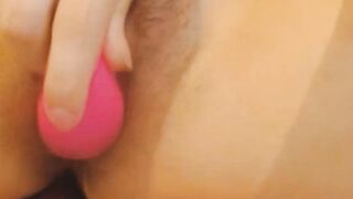 Slim Babe Enjoys Teasing Her Hole