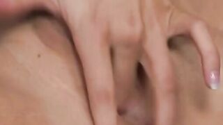 Turned On big-tit dark haired Daisy Lynn finger-fucks herself to orgasm