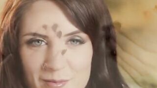 Amazingly Hot Hot gigantic-boobed dark hair plays with her new sex sex toys