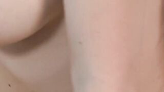 Dark Hair teens Jessi June teases her gigantic natural-boobs