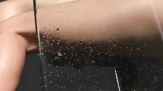 Small titties, toys and a Beauty shower