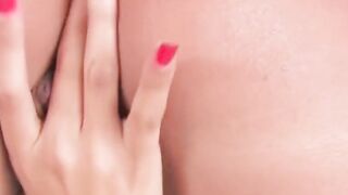 Long Boobed Latina pornstar Anissa Kate has an intense solo orgasm