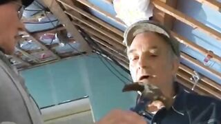 Old Man Assfucking a Nimpho Young Blonde