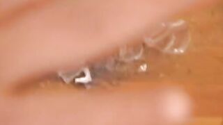 Black haired turned on women getting a full mouth of cock