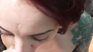 Huge Tit amateur red haired is paid for some wet outside sex