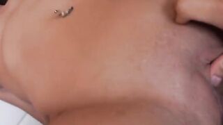 DARK HAIR eighteen YO DAUGHTER CAUGHT MASTURBATING SUCKS
