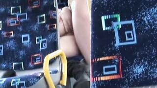 BLONDE EIGHTEEN CAUGHT ON SEX TAPE FUCKING ON PUBLIC BUS