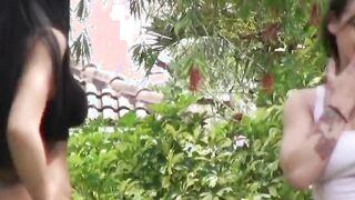 NATURAL BIG TIT DARK HAIR CHEERLEADER GIRL CAUGHT