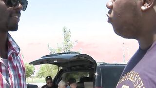 GIGANTIC TIT & ASS KINKY BLONDE milf FUCKS GIGANTIC EBONY