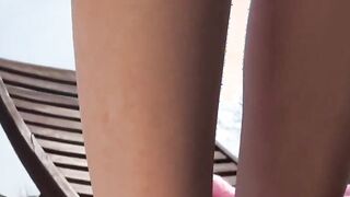 NATURAL TIT HARDCORE EURO BLONDE CHOKES, OILED UP