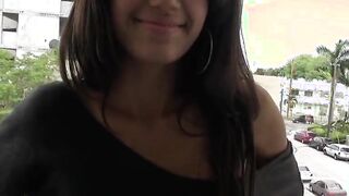 YOUNG BEAUTY LATINA DARK HAIRED 19 year old YEAR MATURE BABE RIDES DICK OU