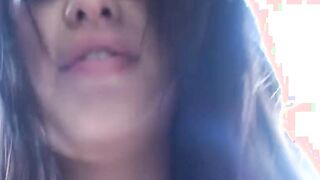 Shameless long tit hoe in bikini fucks her pussy w