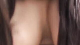 Shameless long tit hoe in bikini fucks her pussy w