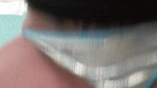 Turned On Gigantic Tit blonde GF fucks BF inside her wet tight twat