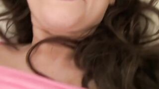 sexy dark hair teen yo slut GF loses anal virginity on sex movie