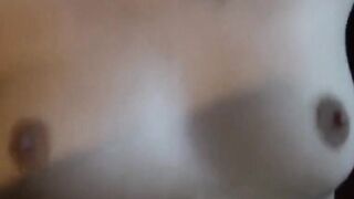 Hottie dark haired Latina teen yo bimbo lover in panties fucks gigantic cock