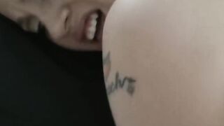 Goddess big-booty dark hair 18 yo year mature hoe sucks & fucks boyfriend's gigantic-dick