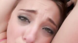 Gigantic-tit red fellatio Bae Khloe Kush rides her BF's big-dick outside