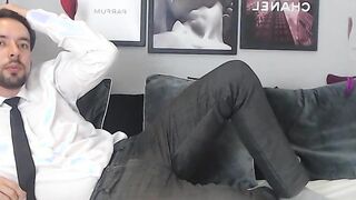 Sensual Dady hot masturbating Part 1 doing a Cam Show