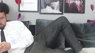 Sensual Dady hot masturbating Part 1 doing a Cam Show