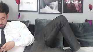 Sensual Dady hot masturbating Part 1 doing a Cam Show