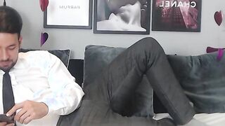 Sensual Dady hot masturbating Part 1 doing a Cam Show